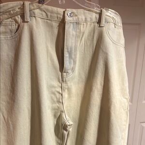 Yellow High-Waisted Pants size 12